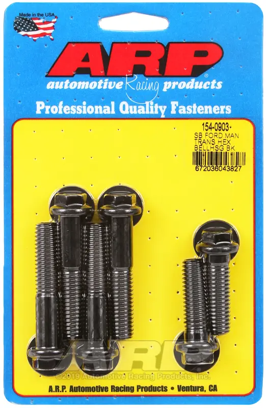 ARP SB Ford Manual Transmission Hex Bellhousing Bolt Kit