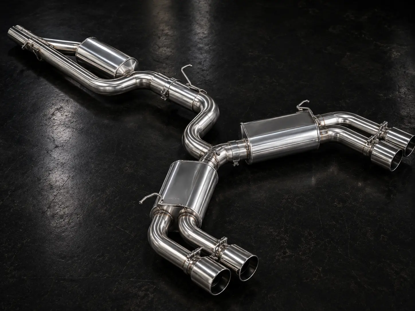 Custom dual exhaust system