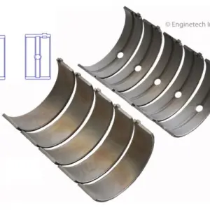 Enginetech Chrysler 5.7L Main Bearing (0.25mm)