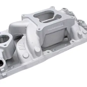Mastodon Intake Manifold, Dual Plane SBC, Alum
