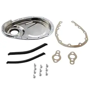 Mastodon Black Sb Chevy Timing Chain Cover Kit